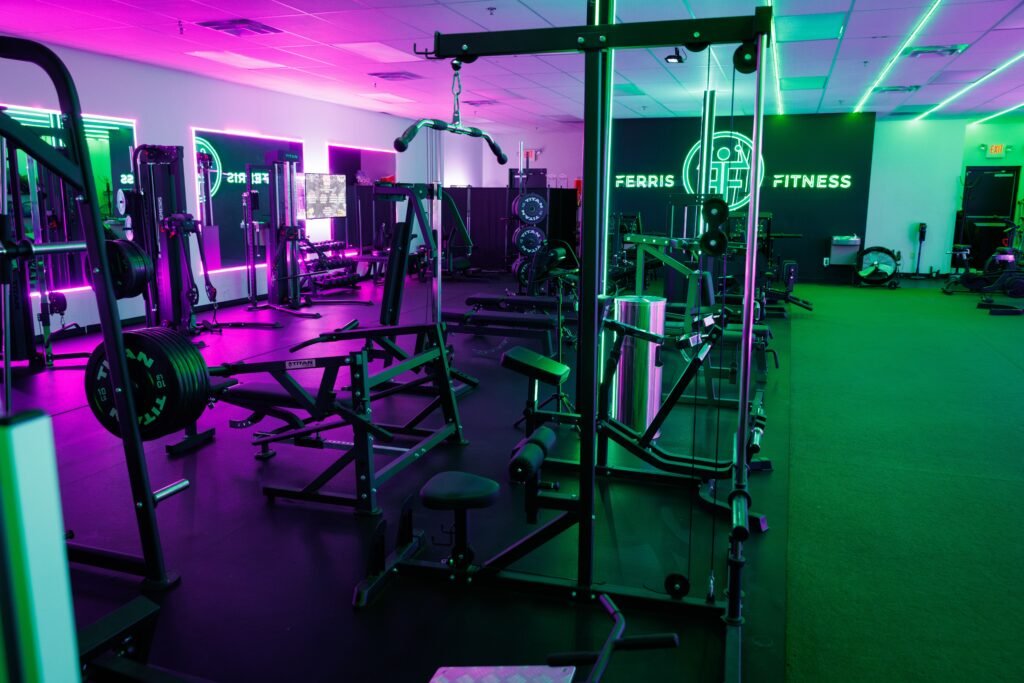 Strength training floor at Ferris Fitness in Duluth, GA