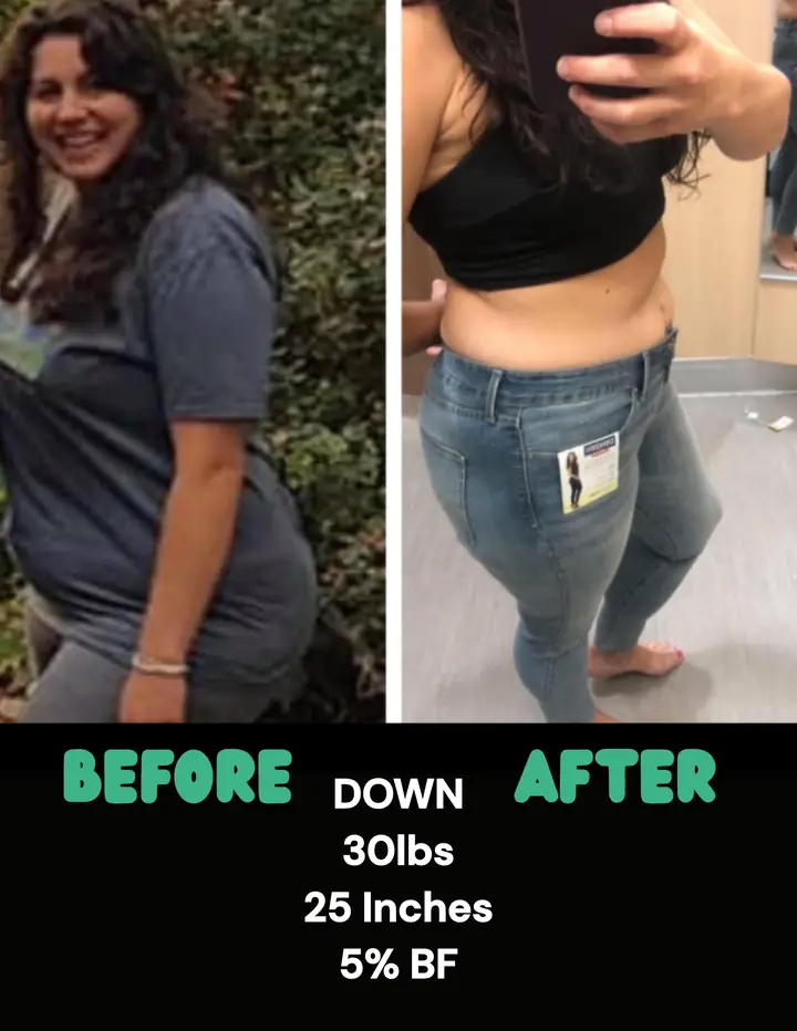Ferris Fitness member transformation: Down 30 lbs, 25 inches and 5% body fat